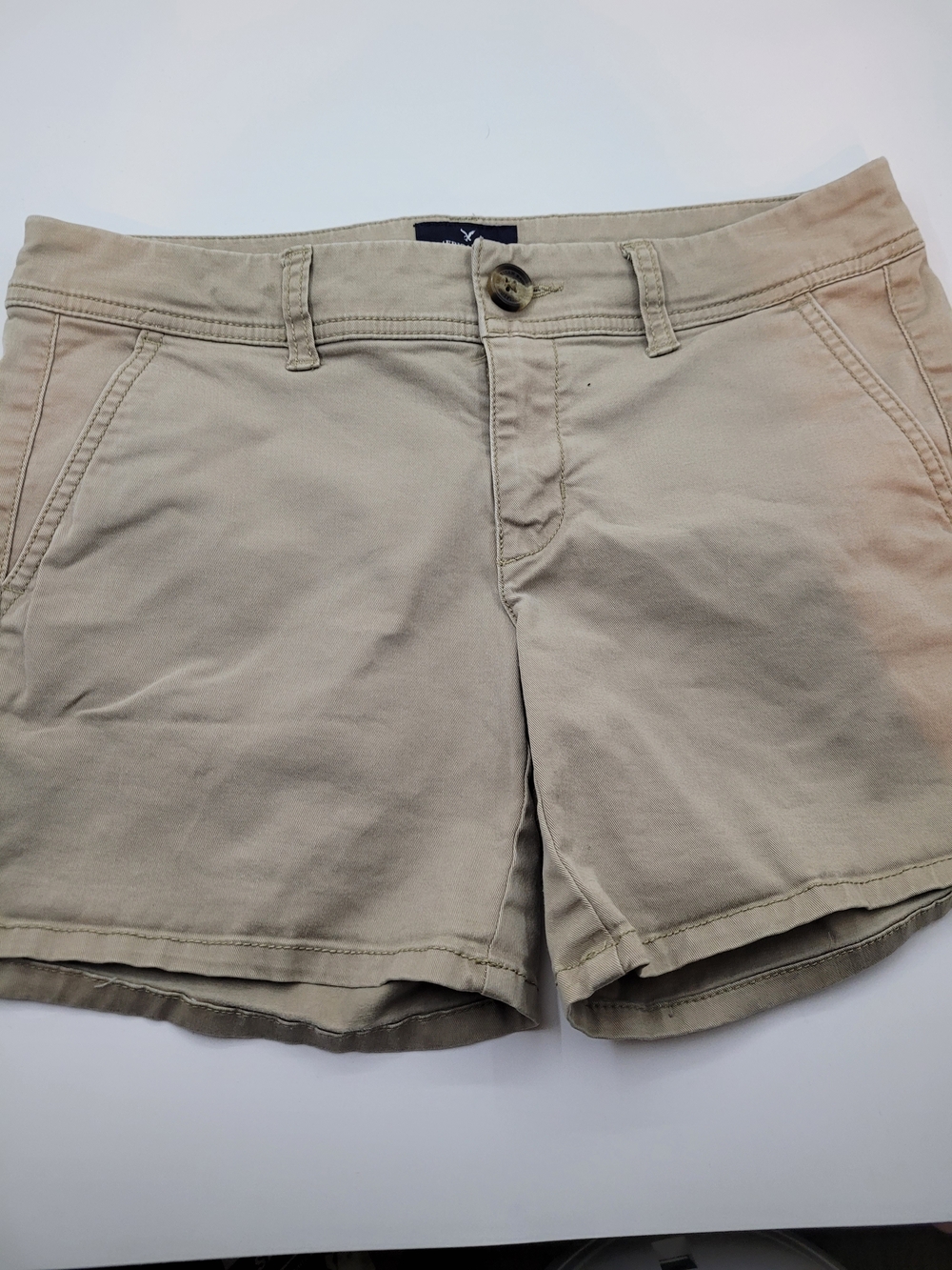 American Eagle Outfitters Tan Chino Bermuda Shorts